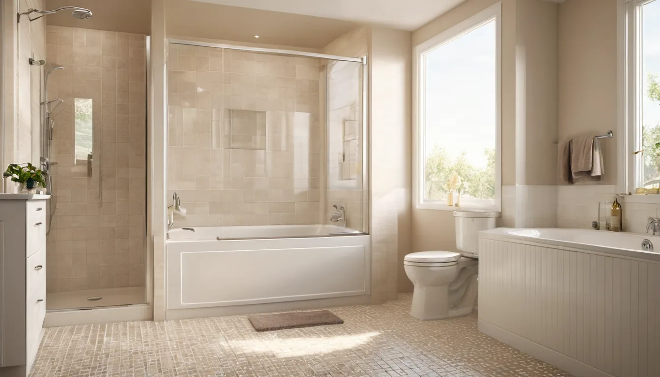 A bright, accessible bathroom with a walk-in tub in a Mentor home